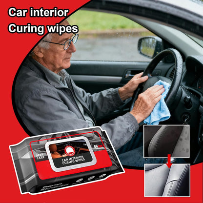 Vehicle Cleaning Wipes - Long-Lasting Multifunctional Wet Cloth, Glass and Oil Film | Automotive Trailer RV Sedan Pickup Bike Tractor Truck Dashboard Interior Exterior Maintenance