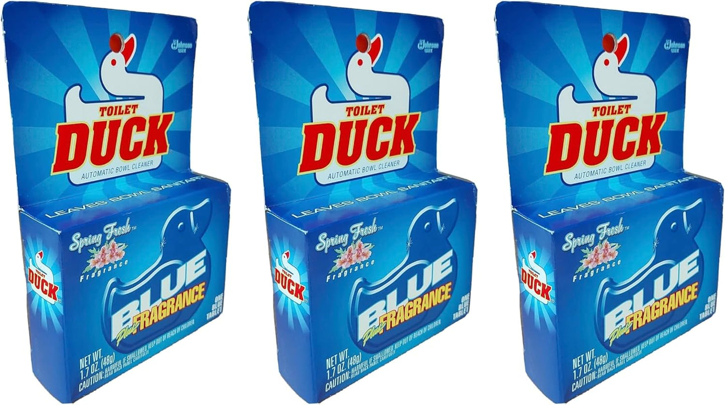 Toilet Duck Automatic Blue Single - 1.7 oz - 3 pk