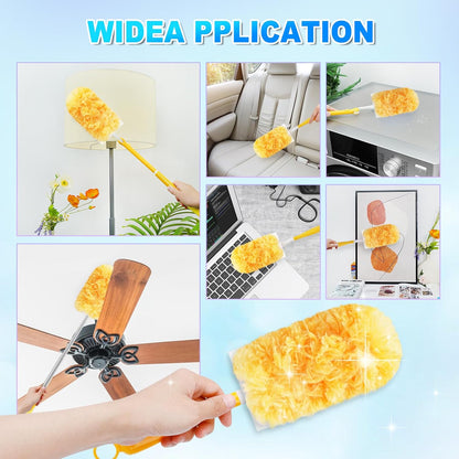 20 Count Duster Refill Compatible with Swiffer Hand Duster, Lavender Flavor Disposable Heavy Duty Duster Refills, Dusters Refills for Cleaning, Blinds & Ceiling Fan (Handle is Not Included)