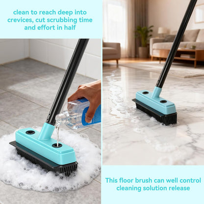 Rubber Broom Carpet Rake with Air Broom,Reusable Strong Grooming Gloves, for Carpet Pet Hair Remover Hardwood Floor, Cleans Glass, Fine Dust, Hair, Liquid
