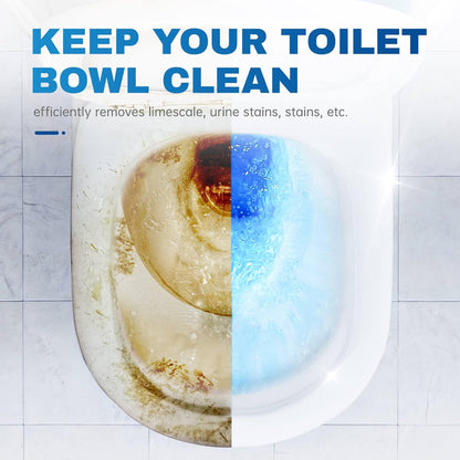 Vacplus Toilet Bowl Cleaners - 3 Pack, Automatic Long-Lasting Toilet Cleaner Bottles, Easy-to-Use & Powerful Cleaning