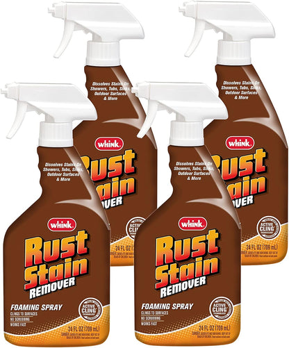 Rust-Oleum Whink Rust Stain Remover | Heavy-Duty Iron Stain Remover for White Toilets & Sinks, Colorfast Fabric & Carpets | 32 oz