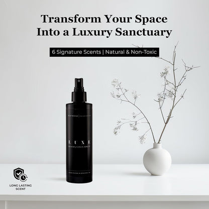 Mavwicks Fragrances - (Luxe) Linen & Room Spray (8oz) – Bedroom & Home Fragrance Mist, Long-Lasting Freshness To Brighten Up Your Space, Fabric & Air Freshener, Aromatherapy Scent Spray