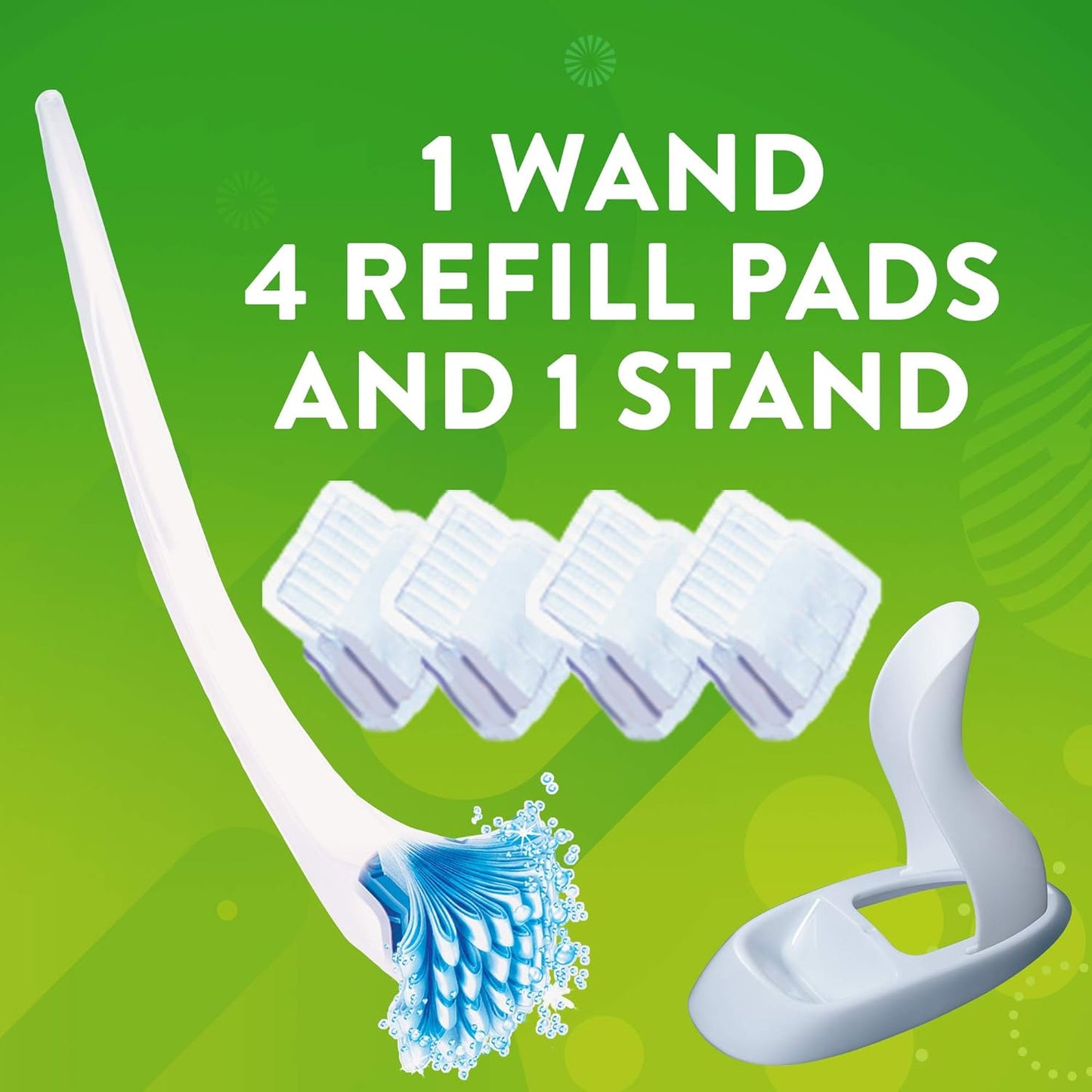 Scrubbing Bubbles Flushable Toilet Bowl Wand Cleaner Refills, Fresh Brush Cleaner Toilet Refill Pads, Removes Limescale & Odors, Citrus Scent, 20 Count (Pack of 1)