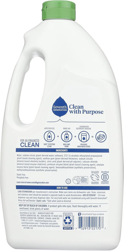 Seventh Generation Free and Clear Dishwasher Detergent Gel 42 Fluid ounce