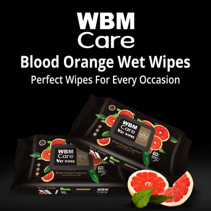 WBM Care Cleaning Wipes, Thick & Strong for Easy Cleaning, Flip Top Dispenser, Unscented and Convenient, For all Types of Surfaces, Wet Wipes, 50 Sheets (Pack of 3) (8251A-3PCS)