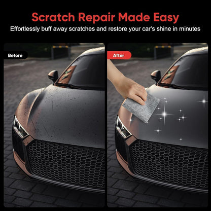 Car Scratch Removal Wax - 2026 Upgrade Scratch Remover for Vehicles, Magic Wipes Cleaning Cloth Car Scratch Repair Paste, Scuff Repair Polishing Wax Kit for Deep Scratch Repair
