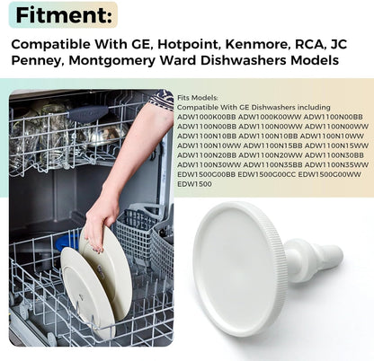 WD12X10284 Dishwasher Rinse Aid Dispenser Cap for GE, Dishwasher Fill Cap Assembly Replaces WD12X24238 WD12X409 WD12X10024 1472897