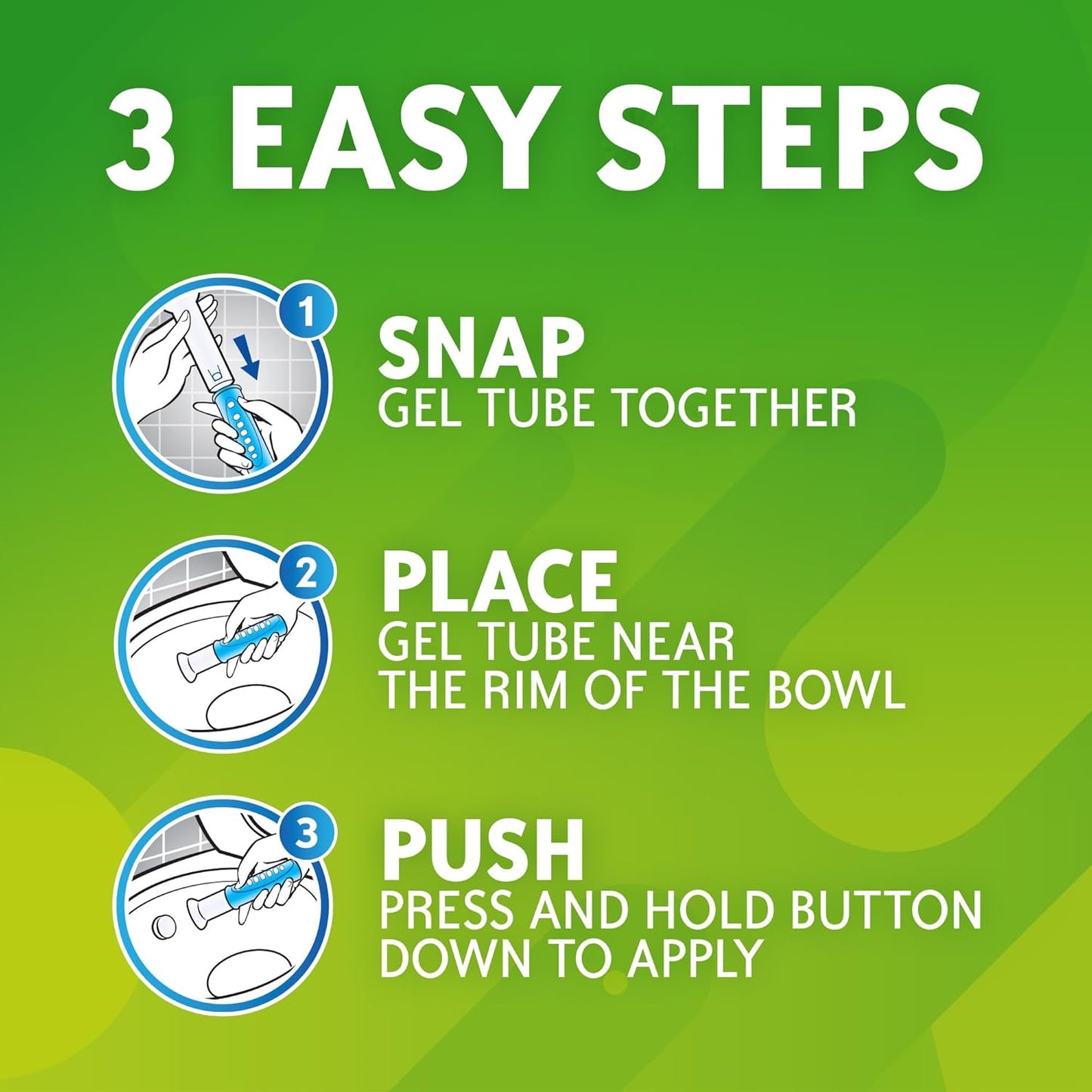 Scrubbing Bubbles Fresh Gel Toilet Bowl Cleaning Stamps, Automatic & Continuous Bathroom Toilet Cleaner Helps Prevent Limescale & Rings, Rainshower Scent, 1 Dispenser with 6 Stamps (6 Count)