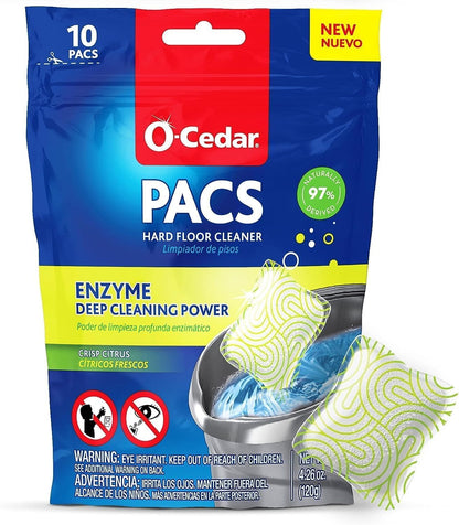 O-Cedar MicroTwist MAX Microfiber Twist Mop with 1 Extra Refill | Features Hands-Free Wringing | Extra Large 18-Inch Mop Head | Safe on All Floor Types