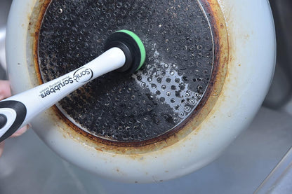 Sonic Scrubber – Super Electric Cleaning Brush | 3 Heads & 4 Multi-Firm Pads to Scrub, Polish & Clean Tile, Grout, Kitchen, Bathroom & More | Water-Resistant | Well-Loved in Japan