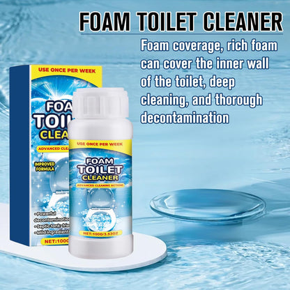 2Pcs Foam Toilet Cleaner, 2025 Upgrade Powerful Toilet Bowl Cleaner, Advanced Home Bathroom Cleaning Solution, Bowl Cleaners for Toilets Squatting Pans, Deep Cleaning