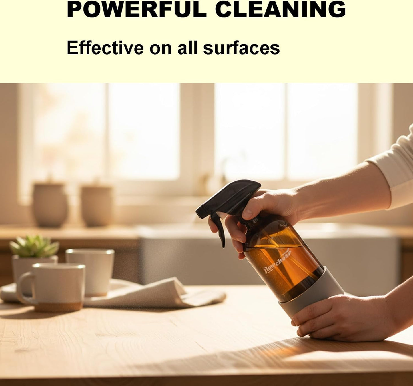 flowcheer Multi Surface Cleaner Refills -All Purpose Cleaning Tablets-Makes 192 fl oz(12 x 16 Fl oz) Bottles of Spray Cleaner for Household&Kitchen Cleaning-Lavender Scent(Not Included Bottles)