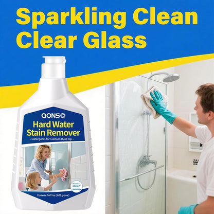 Hard Water Stain Remover, Shower Glass Door Cleaner Cream For Hard Water Stain,Bathroom Glass,Windows,Tile,Grout,Toilet Bowl,Calcium Build Up,Hard Water Cleaner 16.91 Oz (670 Grams)