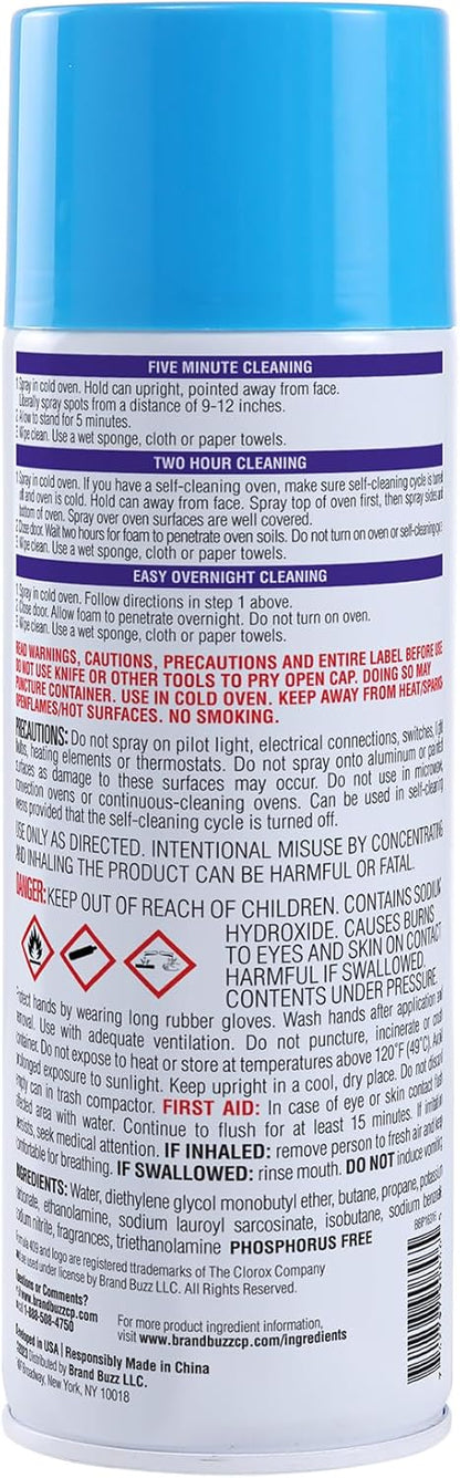 409 Fume Free Oven Cleaner 19oz Aerosol, Fresh Scent, Cuts Through Grease & Grime on Contact, A Powerful Clean You Can Trust, Fresh Scent, 19 Oz | Grill Cleaner, Stove Top Cleaner
