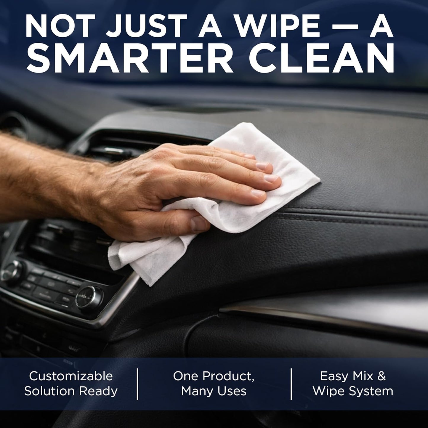 Fresh Towel Mix-N-Wipe Dry Wipes Refill, 1-Pack (220 Sheets) – Make Your Own Wet Wipes – 6" x 9" Sheets – Bulk Paper Towels