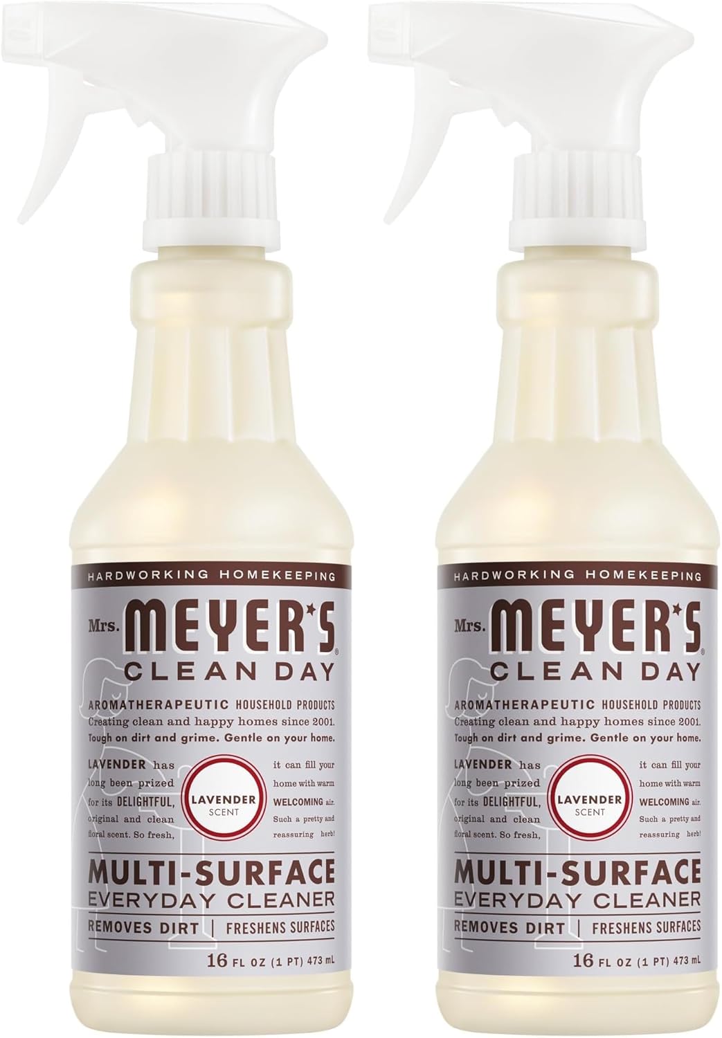 MRS. MEYER'S CLEAN DAY Multi-Surface Everyday Cleaner, Compassion Flower Scent, 16 Fl Oz Bottle