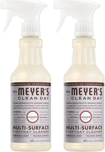 MRS. MEYER'S CLEAN DAY Multi-Surface Everyday Cleaner, Compassion Flower Scent, 16 Fl Oz Bottle