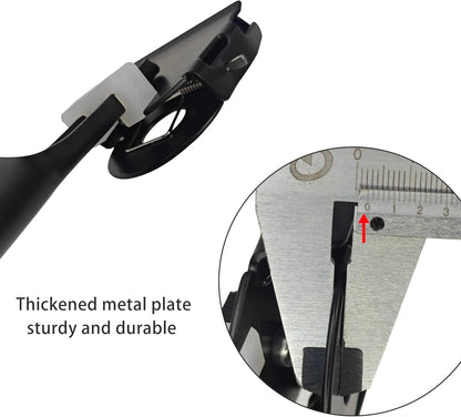 60" Commercial Dust Mop Handle (Reinforced Thick-Gauge Aluminum Pole), Heavy-Duty Dust Mop Pole & Dust Mop Replacement Part for Janitorial/Professional Use