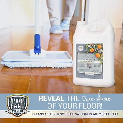 ProCare Floor Cleaner (Made in USA) | Tile, Stone, Laminate, Vinyl & Natural Wood Floor Cleaner for Mopping, Household Supplies, Cleaning Solution with Citrus Aroma - 1 Gal (128 Fl Oz)