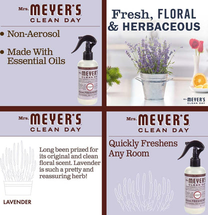 MRS. MEYER'S CLEAN DAY Room Spray, Lemon Verbena Scent, 8 Fl Oz Bottle