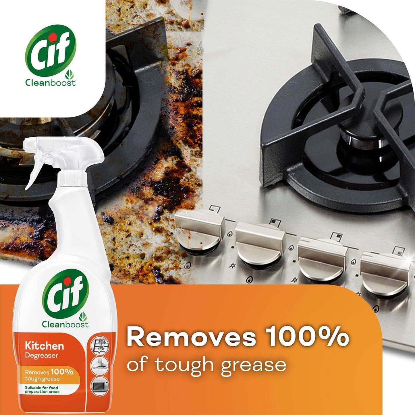 Cif Power & Shine Kitchen Spray, 700ml