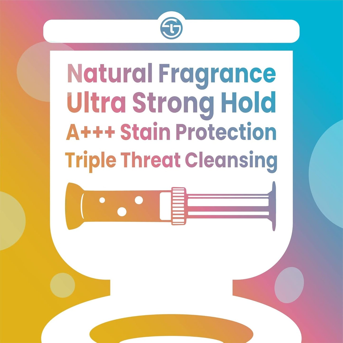 Simple Life Toilet Bowl Cleaner Gel | Fresh Flower Toilet Gel Stamp | Stops Limescale and Stains with Air Freshening Scent | Deodorizing Clean | 32 Stamps, Blue & Green