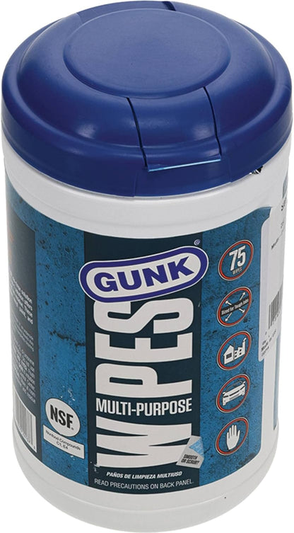 Gunk MPDW30-6PK Wipes 8 x 12 inch, 30-Count, 6 Pack