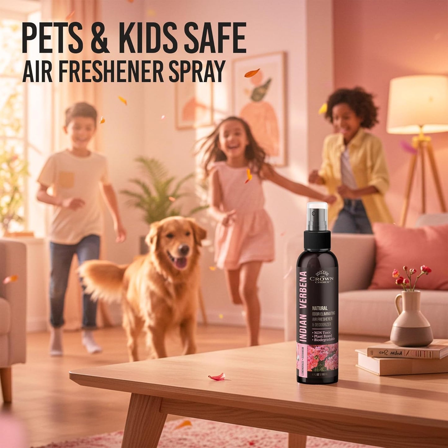 Non-Toxic Odor Eliminator,Natural Cedar Air Freshener Spray for Clothes Storage & Moth Repellent,Closet & Couch Deodorizer,Long Lasting Bathroom & Toilet Freshener, Safe for Kids & Pets-4 oz Pack of 1