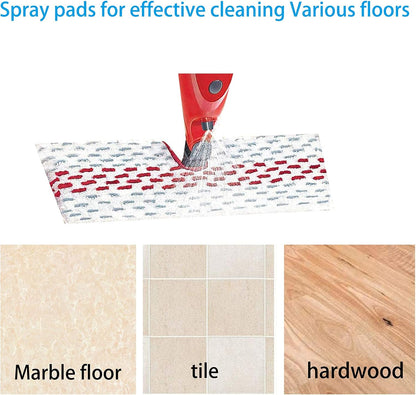 6 Pack Replace Mop Pads for Promist Max Microfiber Spray Mop Refill, Washable Reusable Replace Spray Mop Pad Head