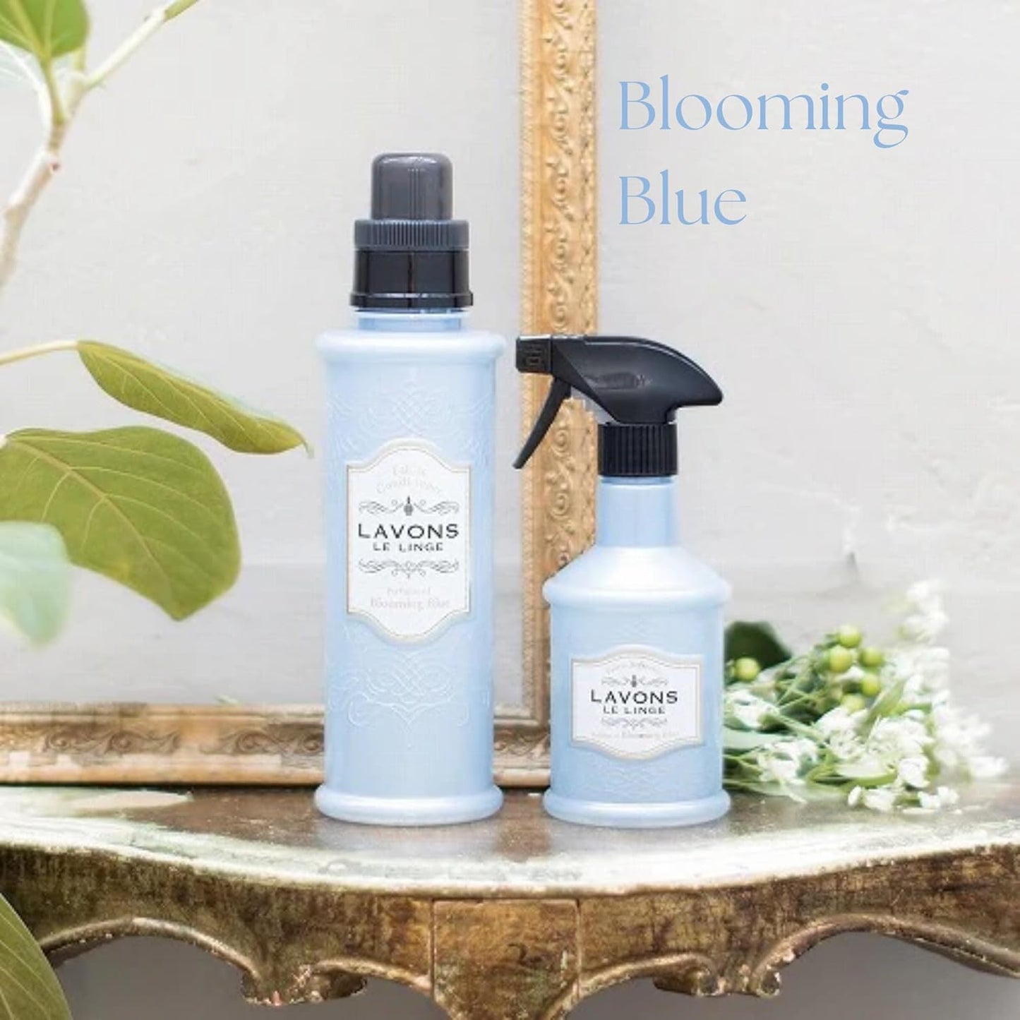 LAVONS Fabric Spray Freshener for Carpet Fresh, Pet Safe Linen Spray for Bedding, Organic Fabric Refresher Spray for Home & Offices, Natural Carpet Freshener from Japan, 12.5 Fl Oz BLOOMING BLUE