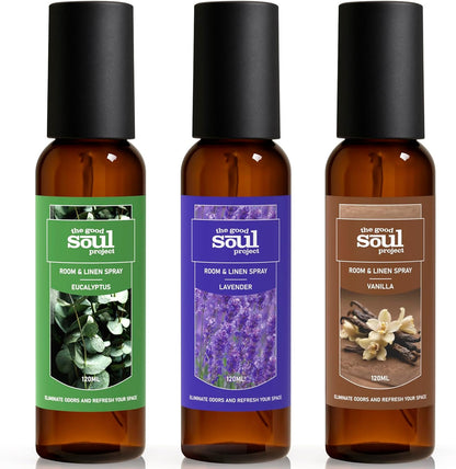 Fir & Cedar Room Spray, Concentrated Room Spray for Home Fragrance, Long Lasting Air Fresheners for Home, Bedding, Fabrics, Odor Eliminator, 8.12 fl oz