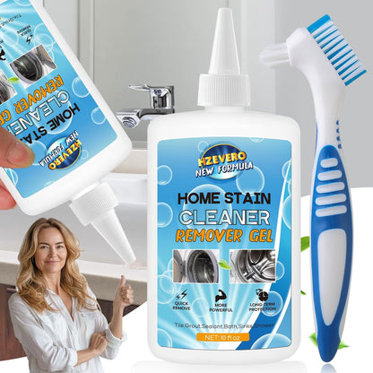 Mold Stain Remover Gel, Front Load Washer Mold Remover for Washing Machine Gasket Rubber Seal Home Stain Cleaner Gel for Grout Caulk, Bathroom, Shower, Bathtub, Refrigerator Cleaning Solution 8 Fl Oz