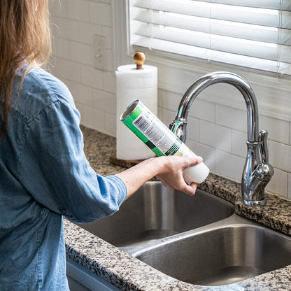 OdoBan Ready-to-Use Disinfectant and Odor Eliminator, Cleaner and Fabric/Air Freshener, Set of 2, 14.6 Ounce 360-Degree Continuous Spray and 32 Ounce Trigger Spray, Original Eucalyptus Scent