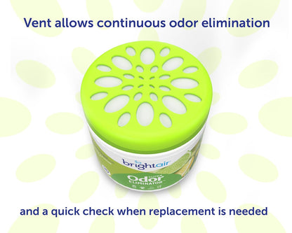 Bright Air 14 oz. Super Odor Eliminator, For Medium-Size Spaces, Cool & Clean Scent, Case of 6,Air Freshener, Natural Essential Oils, Lasts Up to 90 Days Each