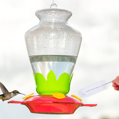 Hummingbird Feeder Cleaning Brush 19 Pieces 3 Size Mini Nylon Double Headed 2 in 1 Hummingbird Brush Hard to Reach Places Tiny Cleaning Kit(Black)