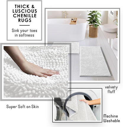 Clara Clark Bathroom Set - Sage Green Bathroom Accessories Set, 6PC Bathroom Accessory Set, Bathroom Sets with Toilet Brush, Trash Can & Soap Dispenser