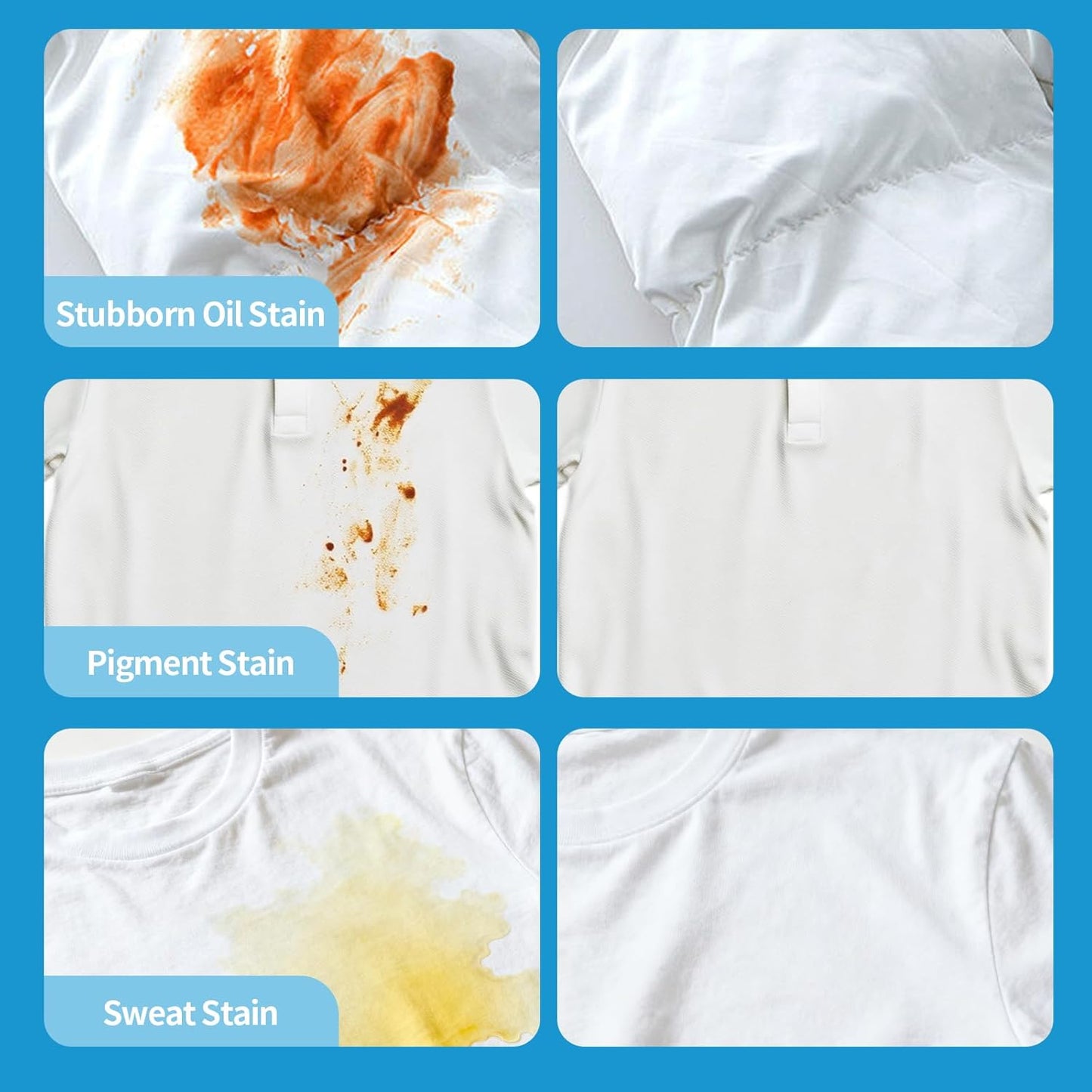 Home Stain Cleaner, 7 fl oz Mold Stain Cleaner Gel for Washing Machine, Home Stain Cleaning Gel for Fridge, Tile, Grout, Sink, Shower, Caulk, and Front Loader Seal