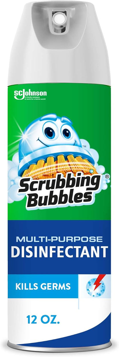 Scrubbing Bubbles Multi-Purpose Disinfectant Spray, 12 oz (Pack of 3)