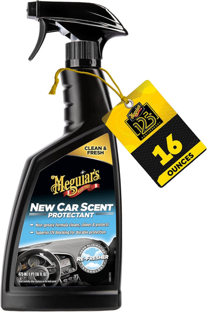 Meguiar’s New Car Scent Protectant Wipes, Car Wipes For Drivers & Detailers—Car Cleaning Wipes That Clean, Protect And Freshen; Car Interior Wipes For Cars, Trucks & Suvs - 30 Count