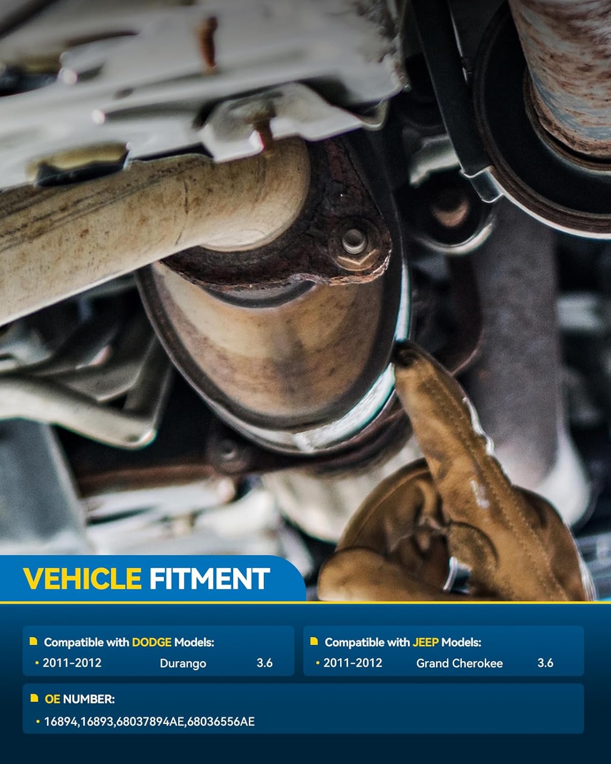 PHILTOP Left and Right Catalytic Converter Replacement For 2005-2010 300 2.7/3.5L V6 RWD, 2006-2010 Charger 2.7/3.5L V6 RWD, 2005-2008 Magnum 2.7/3.5L V6 RWD Replace 55434, 55433 (EPA Compliant) - Colors B