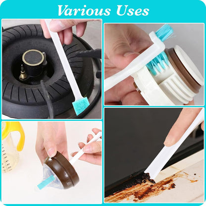 10PC Ice Maker Cleaning Brush Set,Countertop Ice Maker Cleaner - 2Pcs 55in Long Tube&Pipe Brush Nylon Bristles with 8Pcs Crevice Cleaning Brush