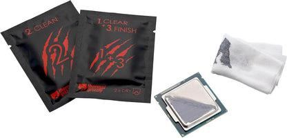 Thermal Grizzly Thermal Paste Spatula (3-Pack) and Cleaning Wipes Bundle