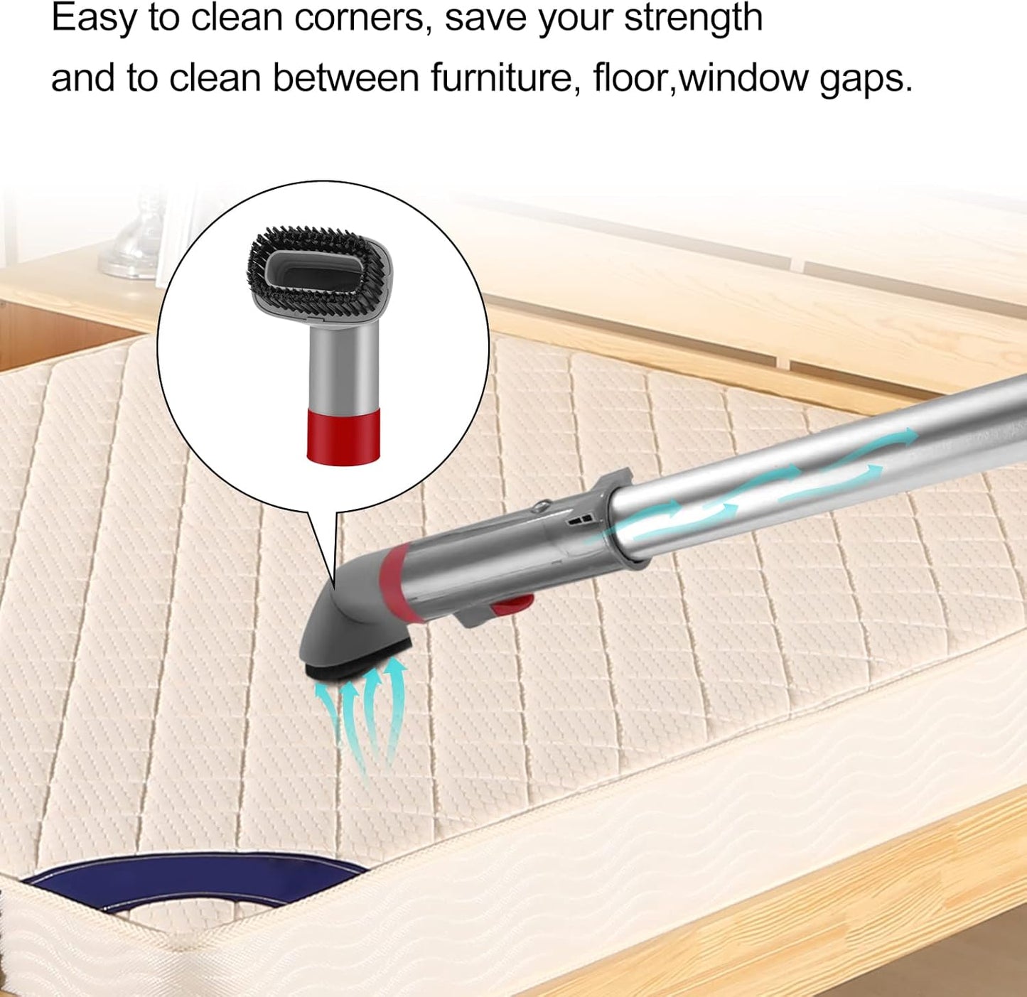 Crevice Tool and Dust Brush Compatible with Shark Rotator NV500, NV501,NV560, NV502, Professional Lift-Away Vacuum Cleaner Compare With Part No. X11FC500