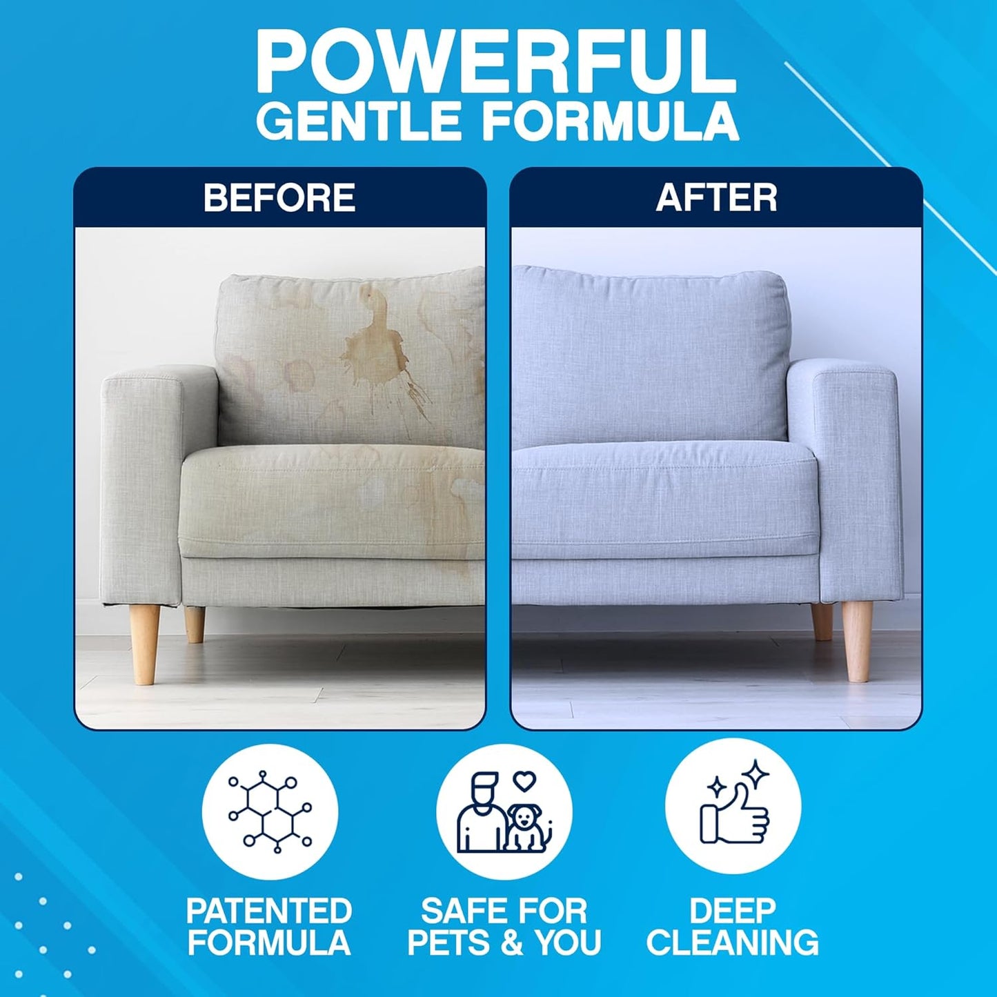 NonScents Stain & Odor Eliminator Spray for Strong Odor - 32 oz - Pet Odor Eliminator for Home - Carpet Stain Remover for Cats and Dog Pee - Cat Urine Destroyer - Carpet Cleaner Spray