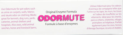 Doggie Dooley Odormute, Unscented - 15oz Cleaning Powder Concentrate - Break Down Pet Odor on Carpets, Fabrics and Kennels - Mix-with-Water Cleaning Formula, Makes Up to 20 Gallons