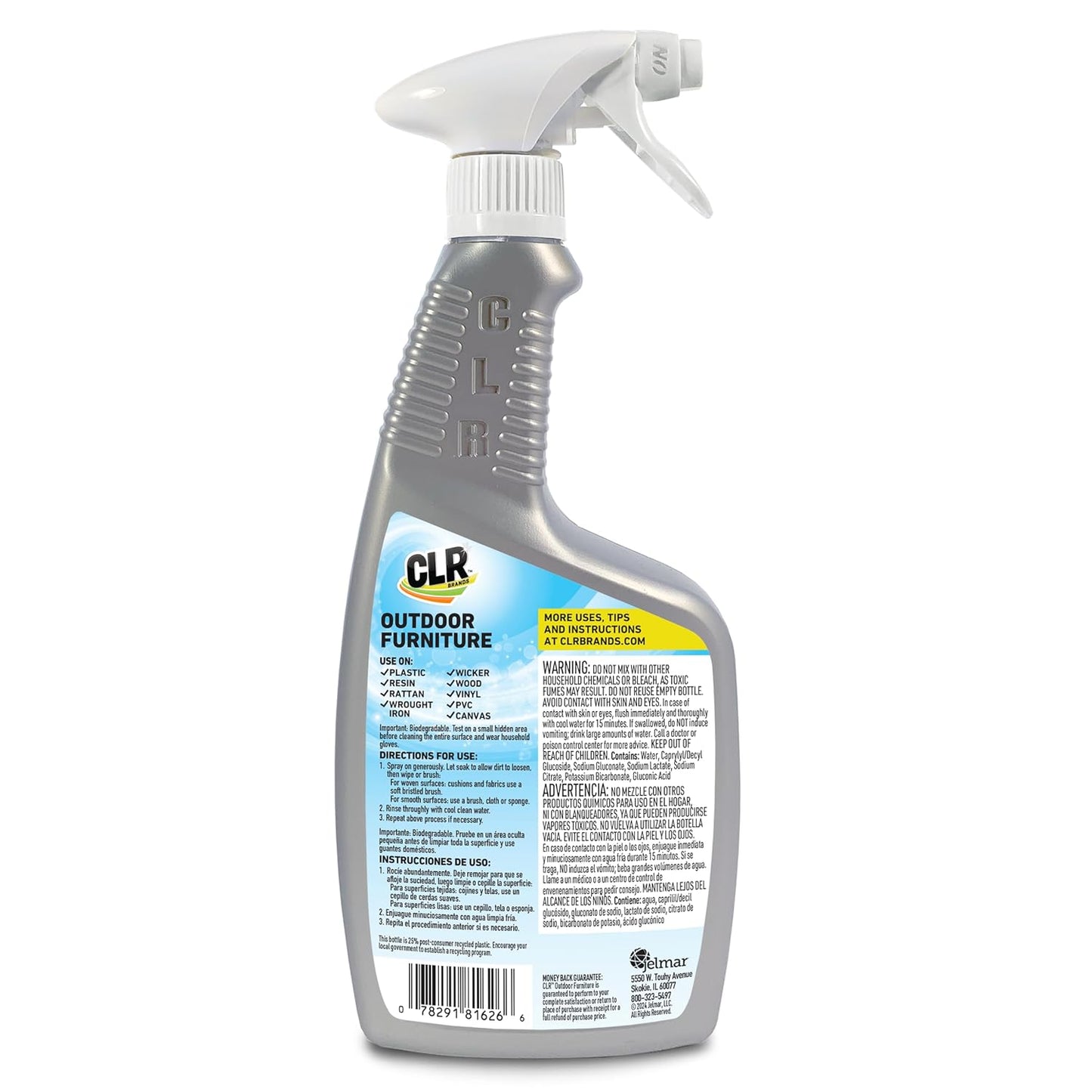 CLR Outdoor Furniture Cleaner, Multi-Surface, 26 Ounce Spray Bottle (Packaging May Vary)