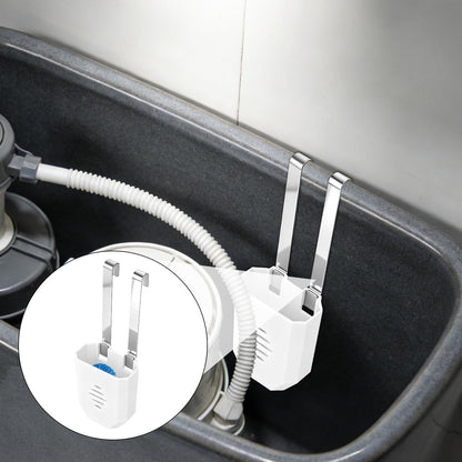 2pcs Toilet Tank Tablet Holder, 3.46x2.76in/8.8x7cm Toilet Tank Tablet Bracket Hanging Bowl Carrier for Bathroom Use