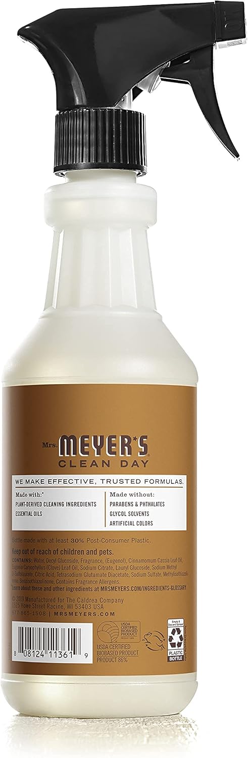 MRS. MEYER'S CLEAN DAY Multi-Surface Everyday Cleaner, Acorn Spice Scent, 16 Fl Oz Bottle