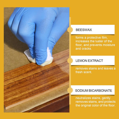 Beeswax Wood Polish, Natural Beeswax Spray for Dull Furniture Care, Cleans, Polishes, Protects, Non-Greasy Wood Cleaner for Furniture, Floors (1PCS*120ML)